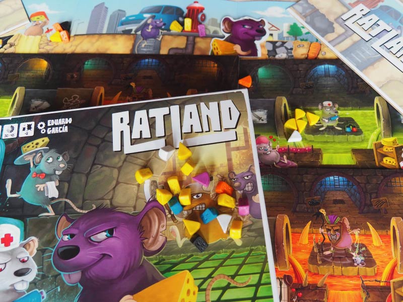 Quesos, paneles y mucha diversión en el juego de mesa RatLand