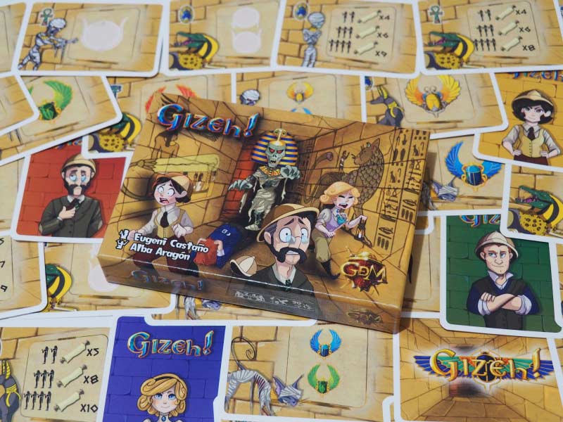 Gizeh! el juego de mesa cooperativo de GDM Games