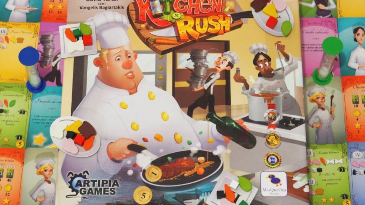 Eliminación Acusador Verde Kitchen Rush, el juego de mesa para vivir el caos de la cocina